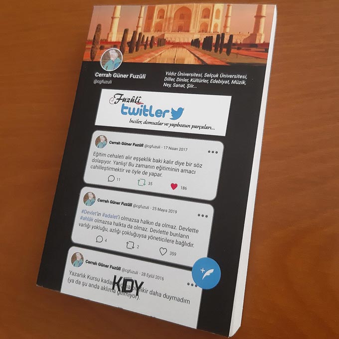 Fuzûlî Twitler - İnciler, domuzlar ve yapbozun parçaları... - Cerrah Güner Fuzûlî