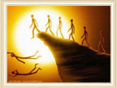 Sürüyü uçuruma süren çoban...